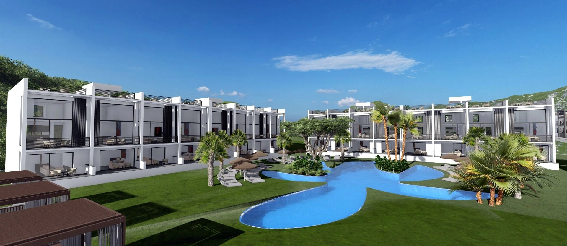 Современный комплекс апартаментов и вилл в Кирении, Северный Кипр