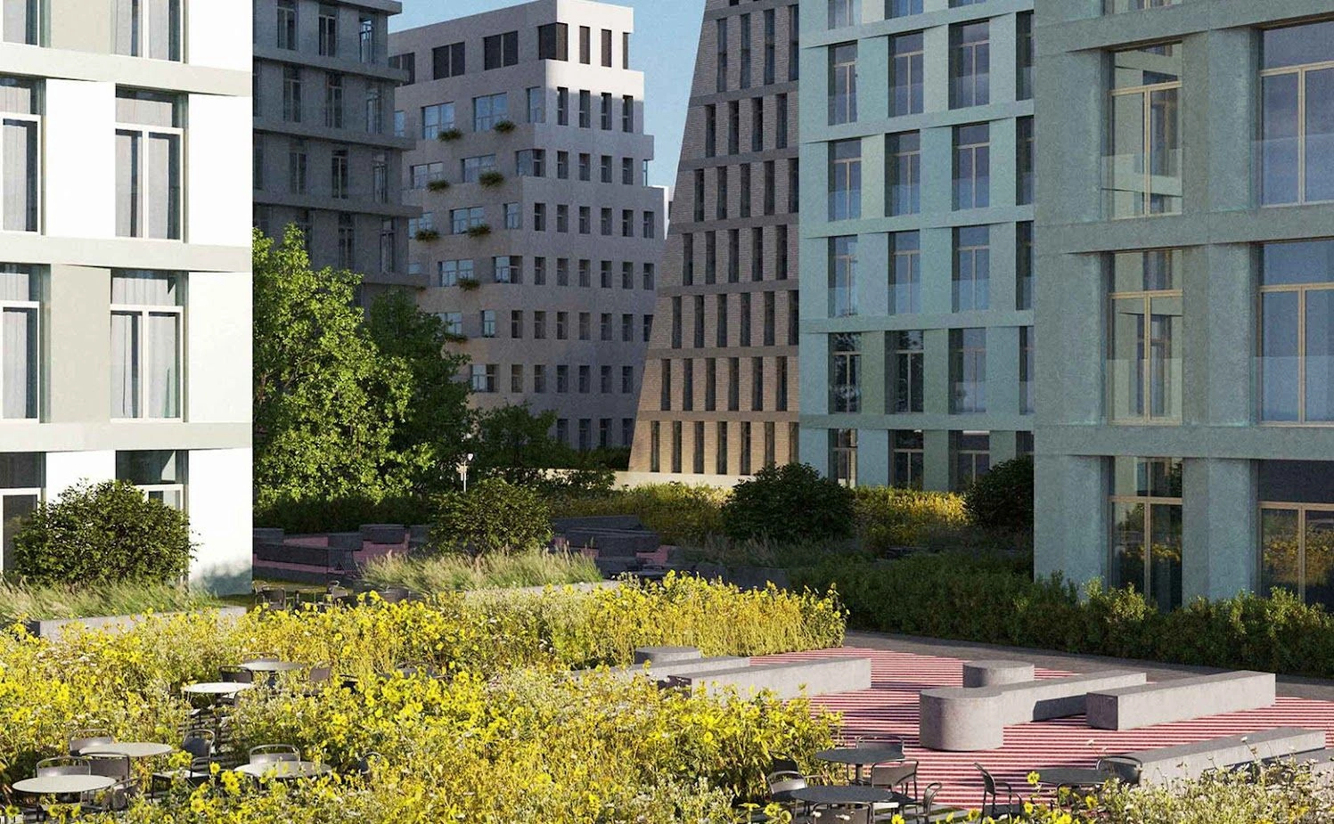 Жилой комплекс на берегу Волги