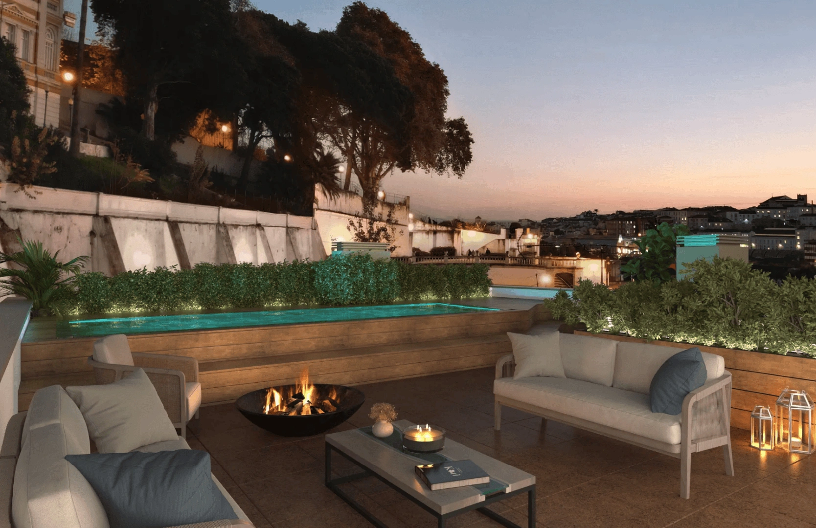 пентхаус 3+1, расположенный рядом с оживленной авеню