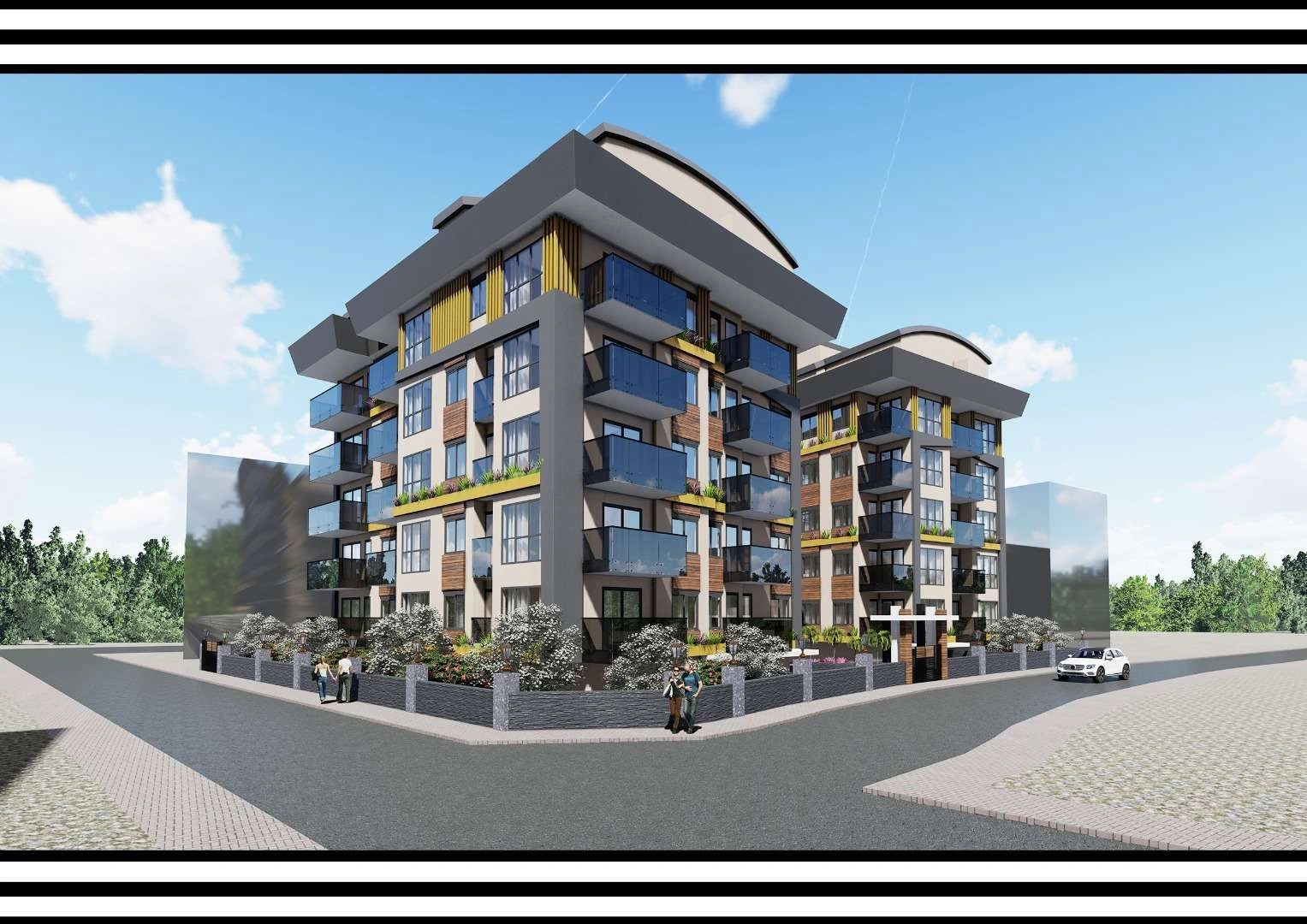 Приватный бизнес-класс комплекс в Алании, город Турции