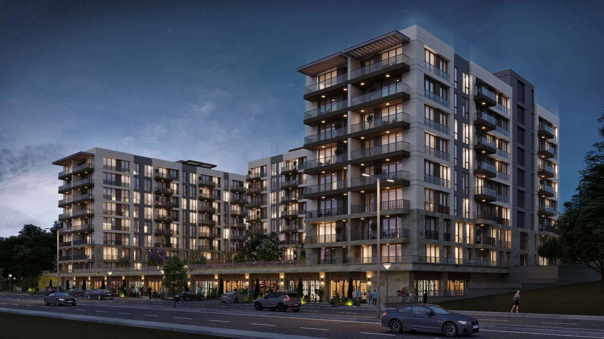 Современный комплекс в районе Авджылар в Стамбуле