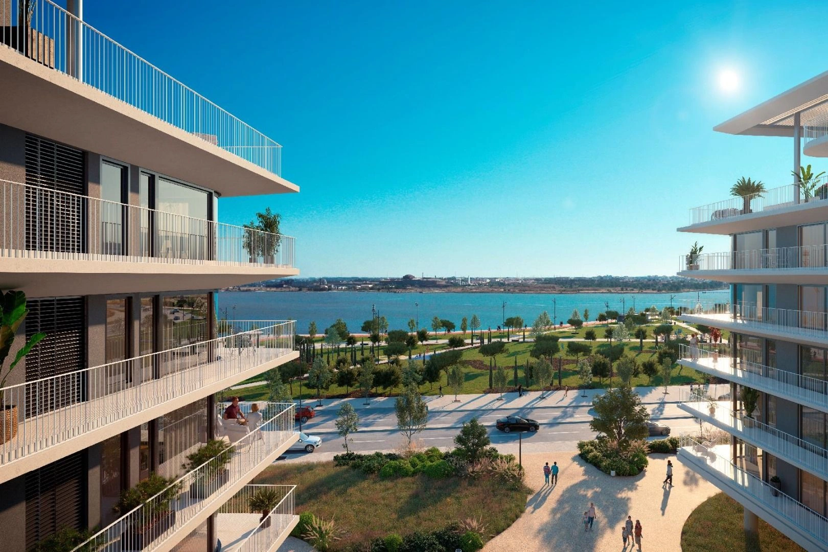 Жилой комплекс в районе Баррейру, Португалия