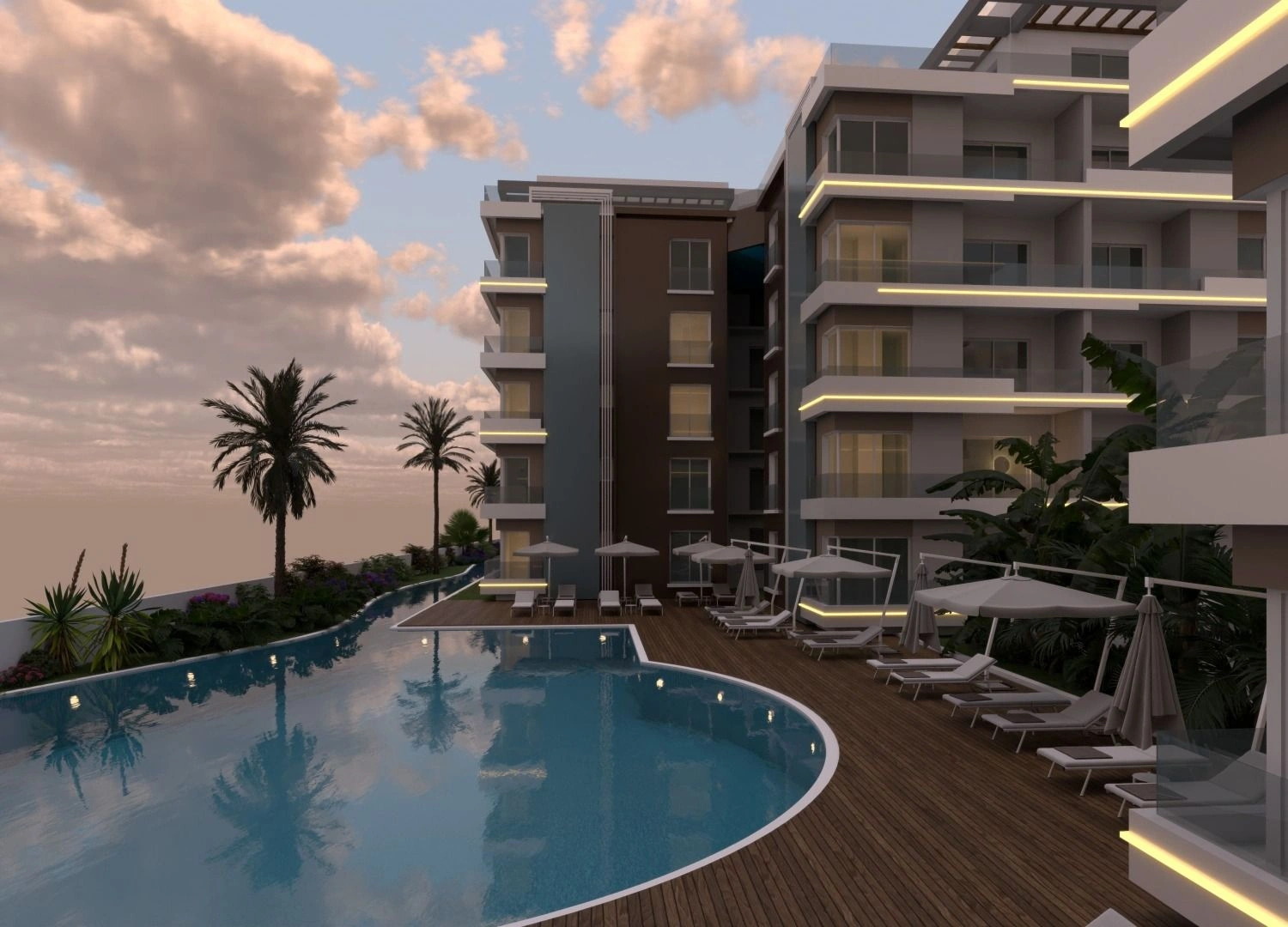 Элитный жилой комплекс на Лонг Бич