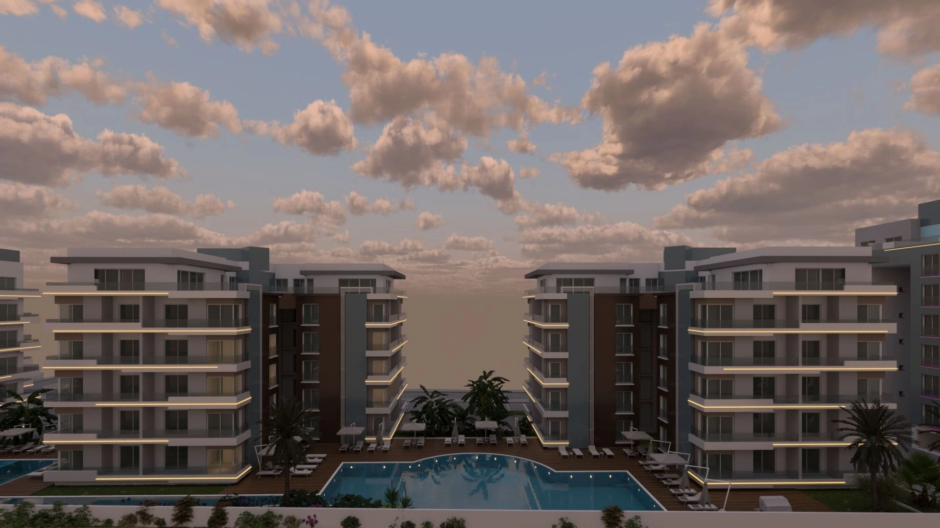 Элитный жилой комплекс на Лонг Бич