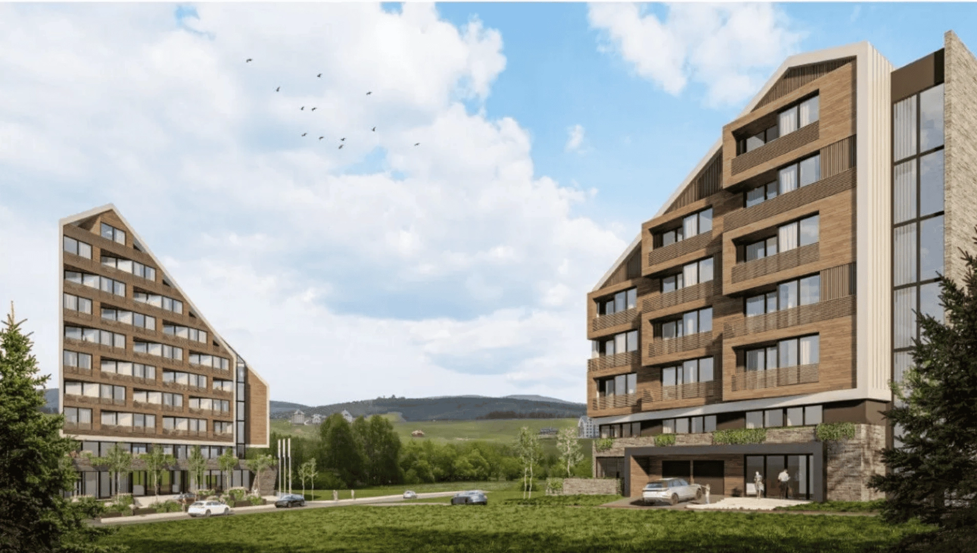 New hotel-type residential complex in Zlatibor Serbia