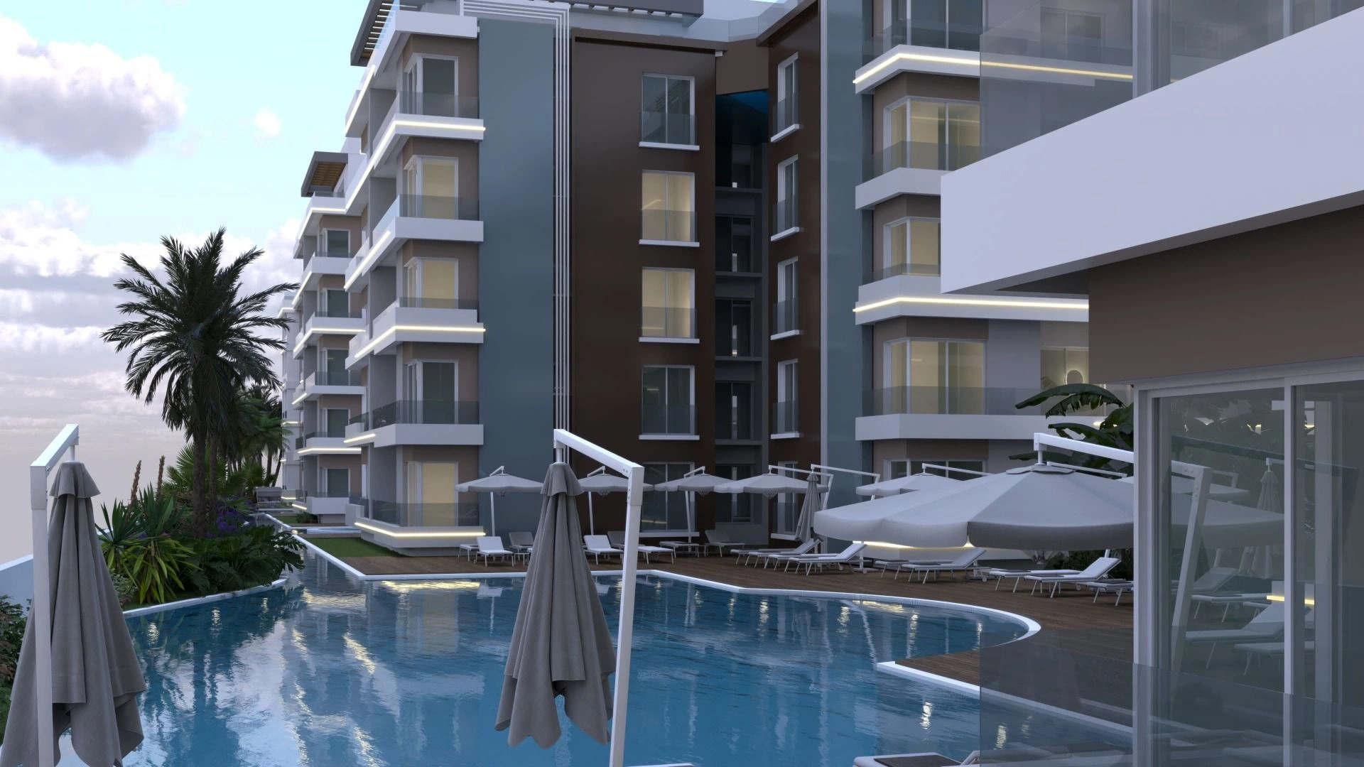 Элитный жилой комплекс на Лонг Бич