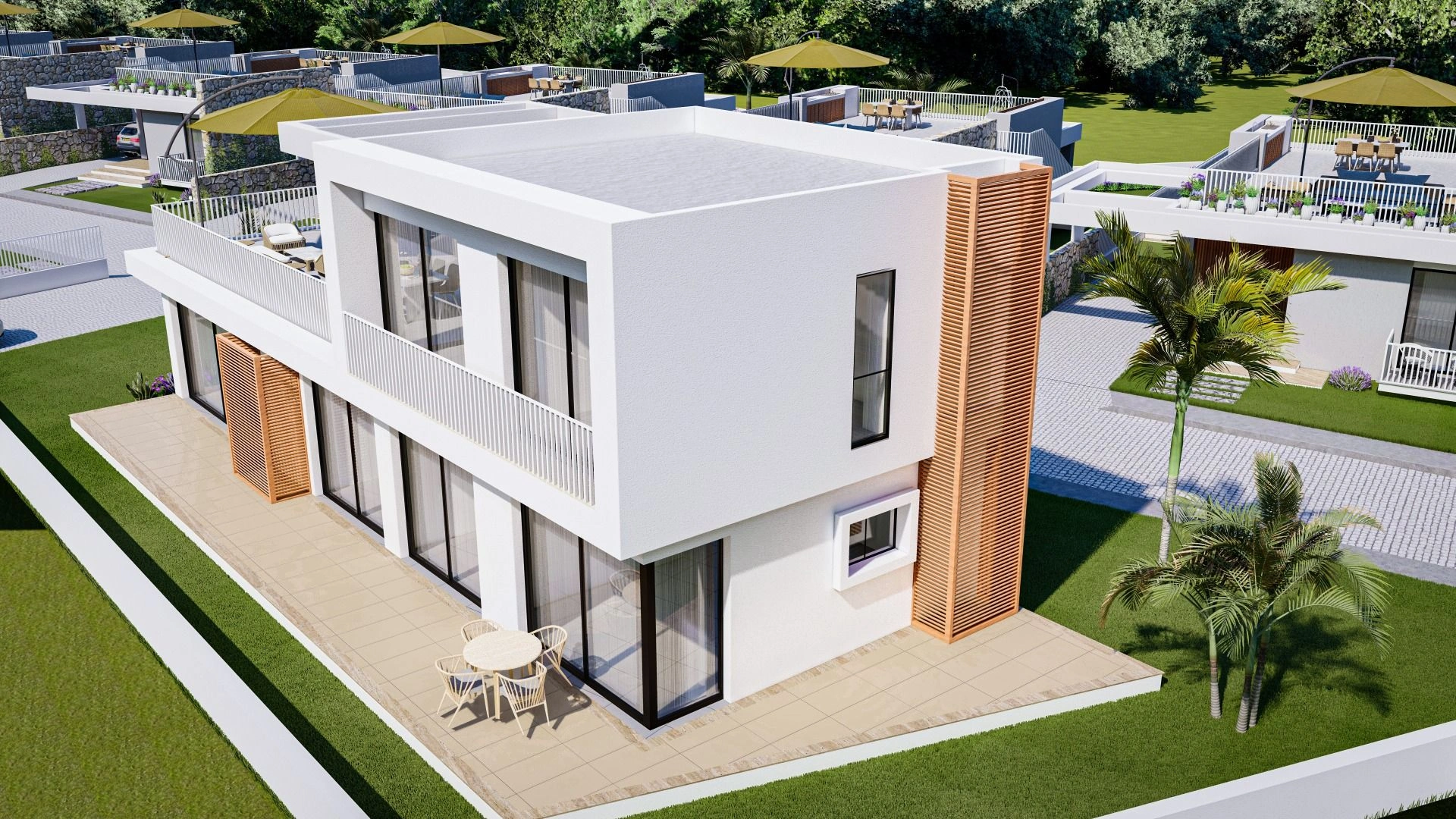 Элитный проект вилл и апартаментов в Карпазе