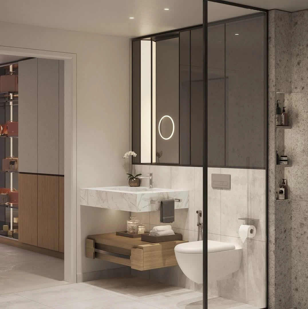 Премиальный жилой комплекс с 5-уровневым подиумом в районе Бизнес-Бей