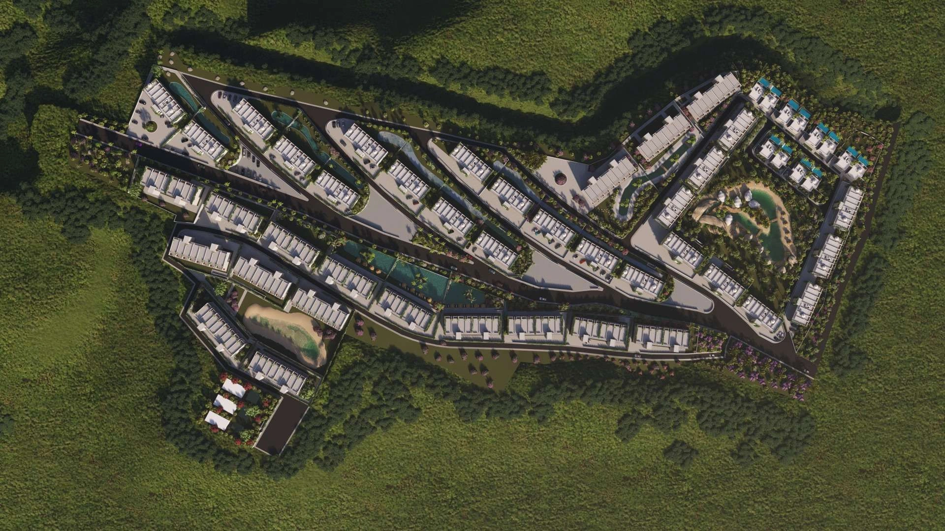 Охраняемый комплекс роскошных апартаментов в Эсентепе