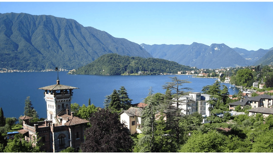 Квартира с видом на озеро Комо