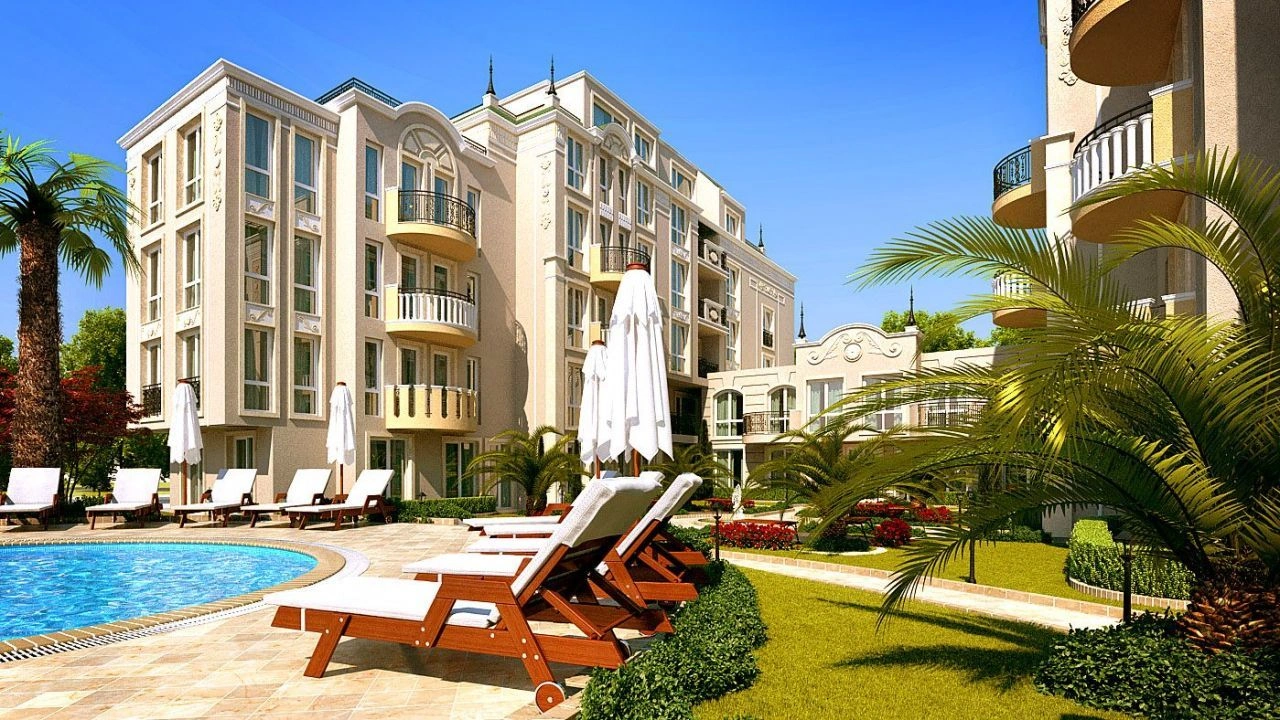 Квартира в премиум-комплексе с видом на море в Равде - 79,000 €