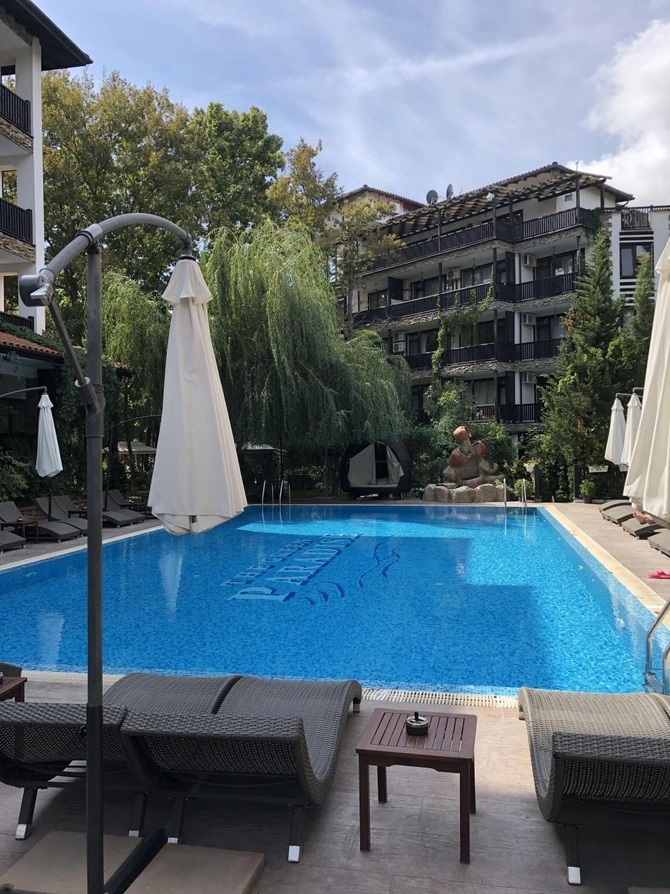 Студия с подогревом пола в современном комплексе в Приморско, Болгария