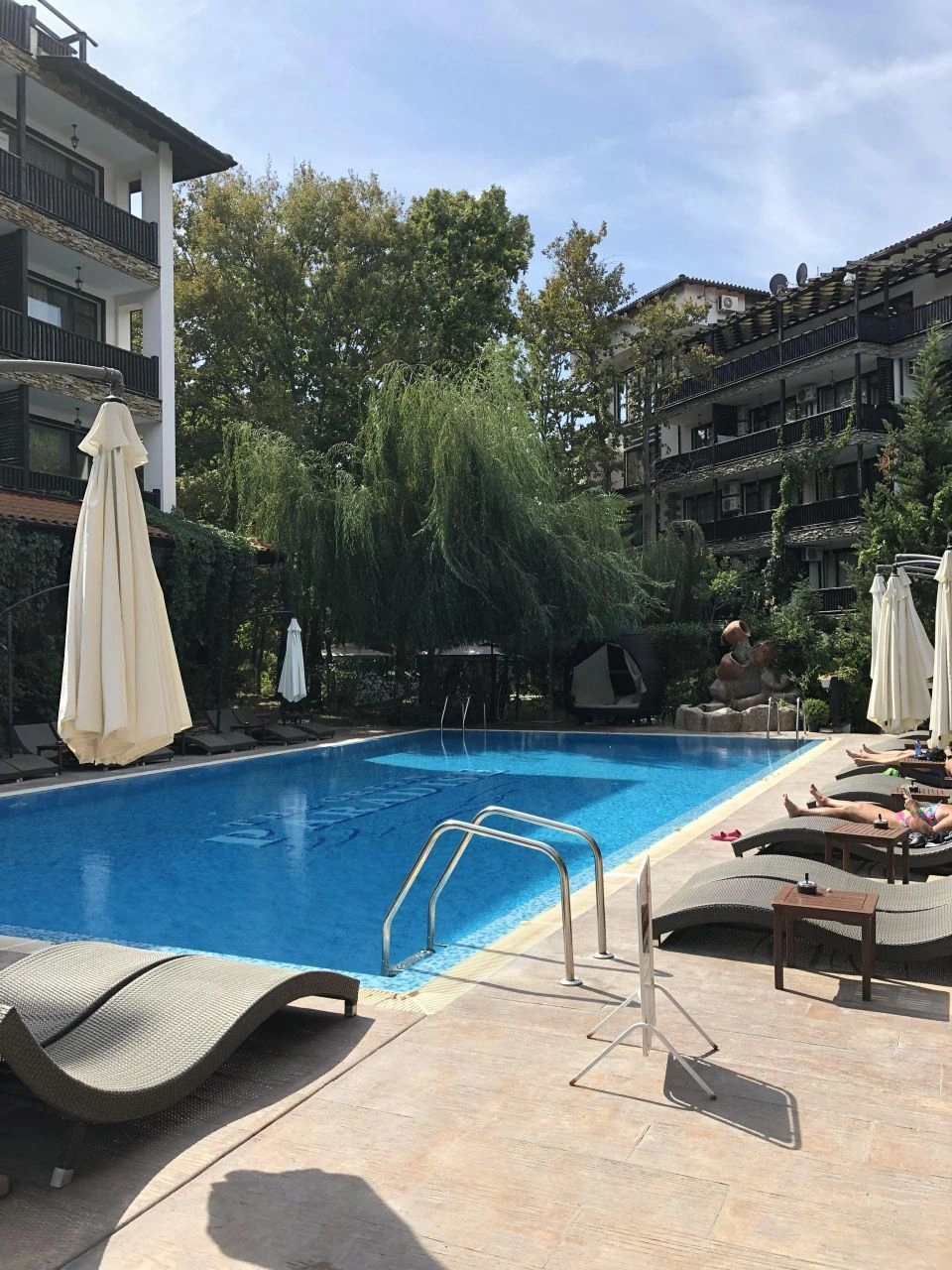 Студия с подогревом пола в современном комплексе в Приморско, Болгария