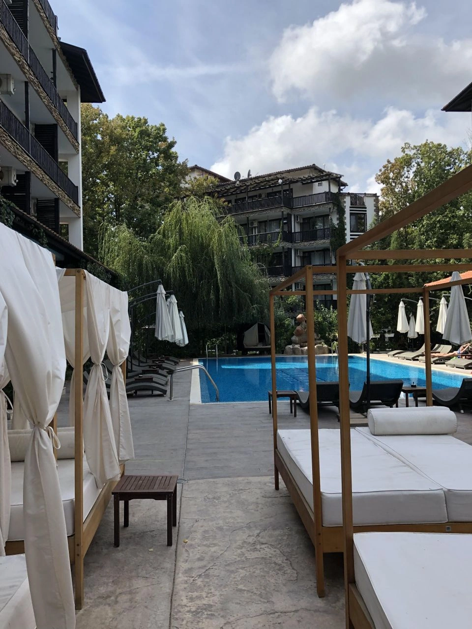 Уютная студия площадью 35 м² с видом на лес в Приморско