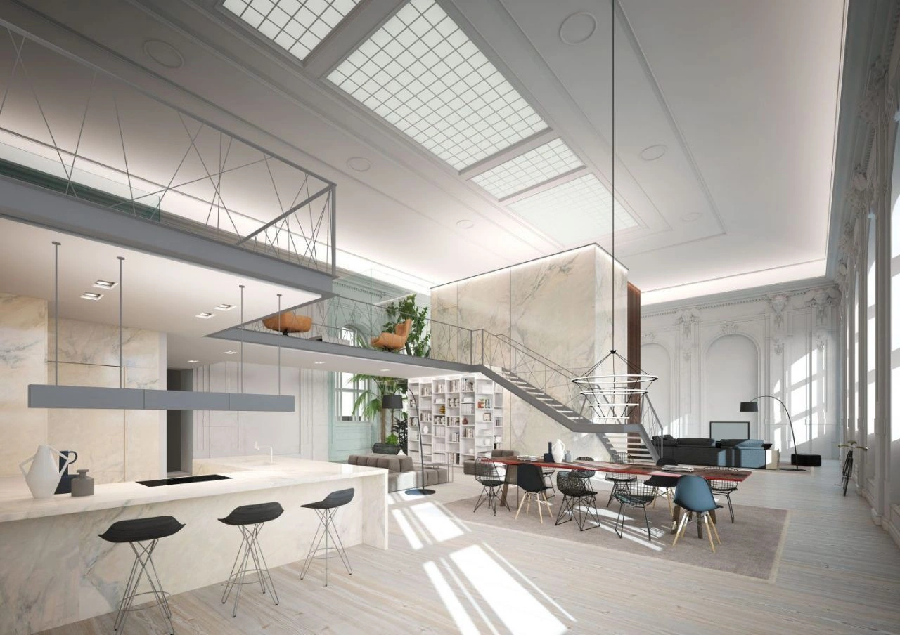 Современный лофт с высокими потолками в центре Вены - 9,952,000 €