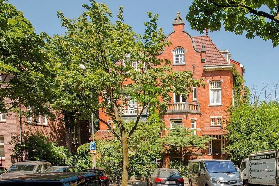 Luxury mansion with terrace in the center of Amsterdam, the Netherlands