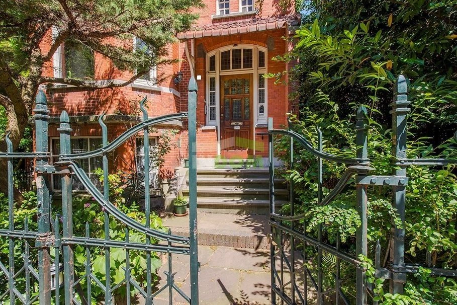 Luxury mansion with terrace in the center of Amsterdam, the Netherlands