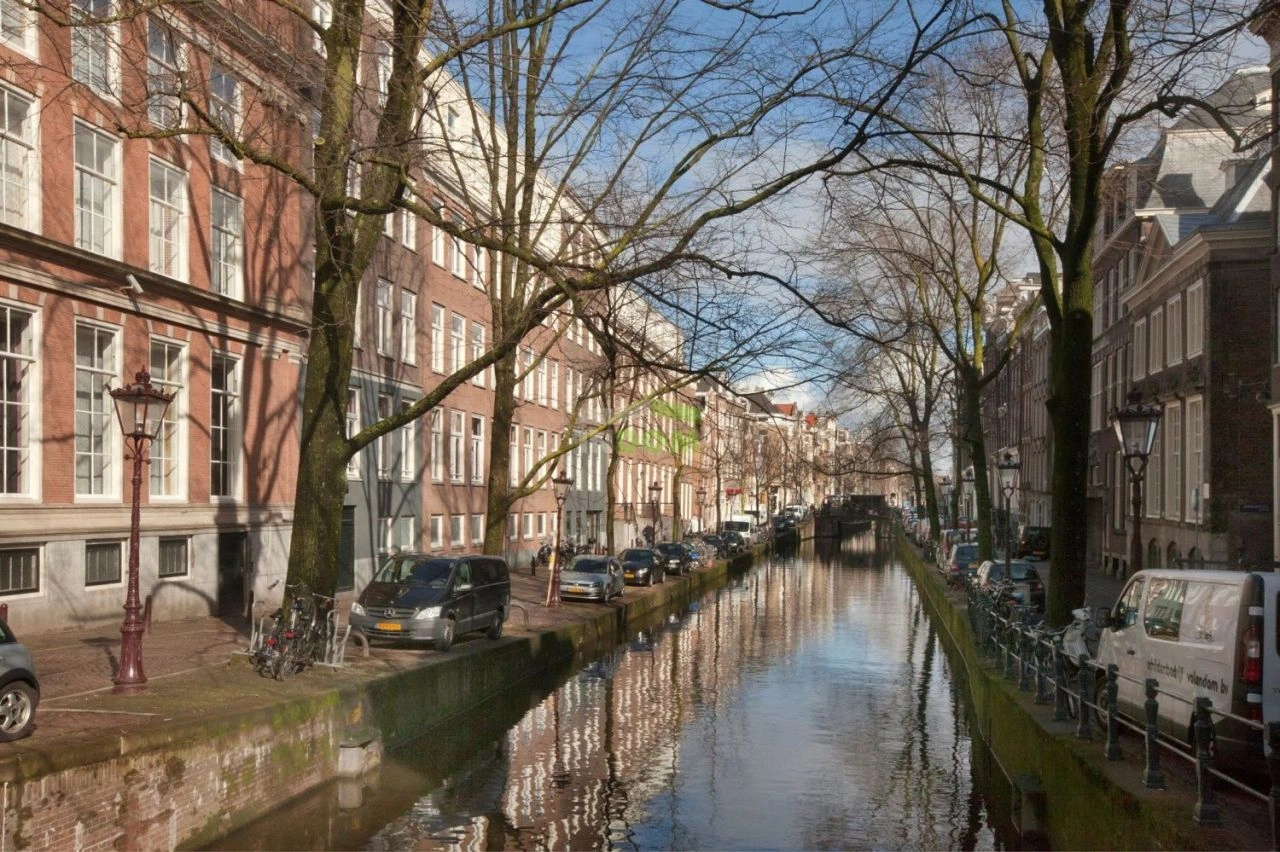 Stylish studio apartment in the historic center of Amsterdam, the Netherlands