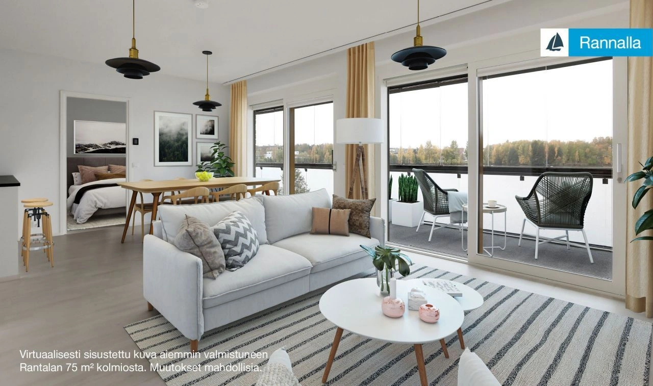 Квартира 1+1 в новом комплексе в Лаппеэнранте, Финляндия