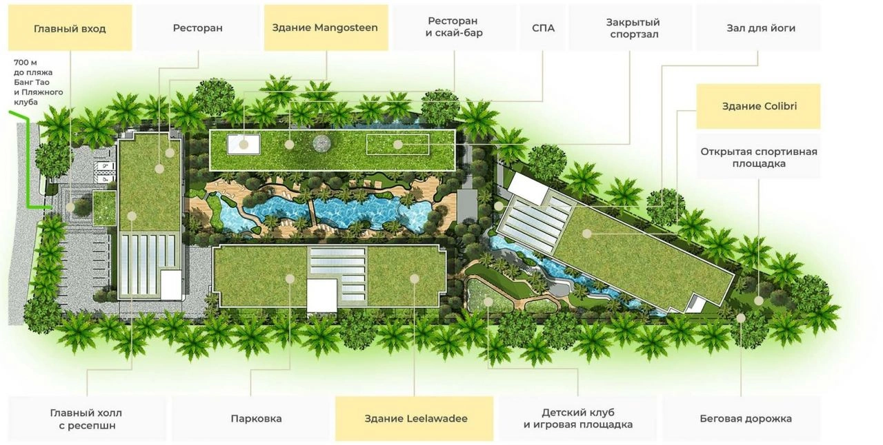 Квартира 121 м2 для проживания на острове Пхукет