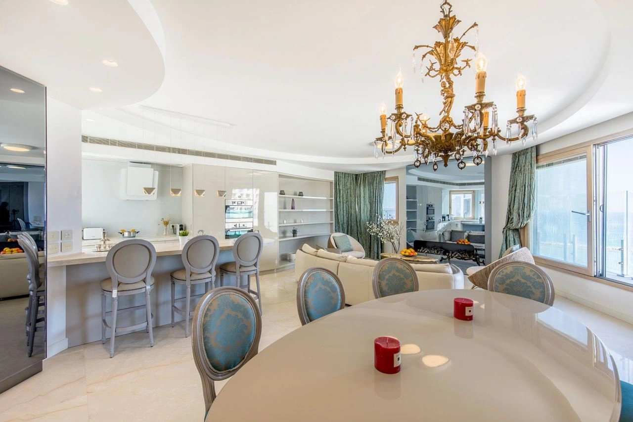 Penthouse on the first line of the sea in a prestigious area of Tel Aviv, Israel