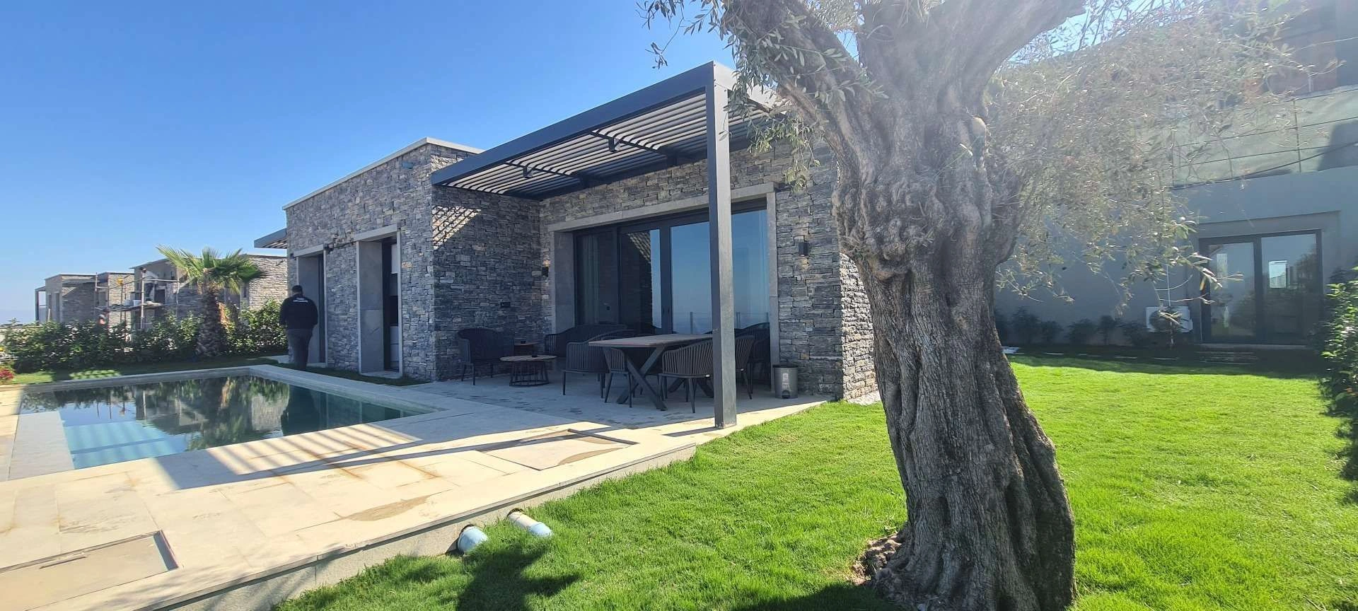 Комплекс вилл с уникальным видом на море в Бодруме, Турция