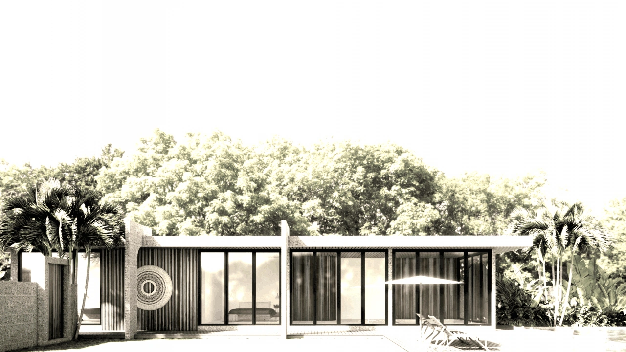 Вилла у реки в Убуде, Индонезия, 120 м²