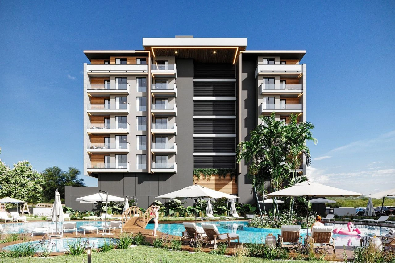 Modern apartment 45 m2 in Kepez area of Antalya