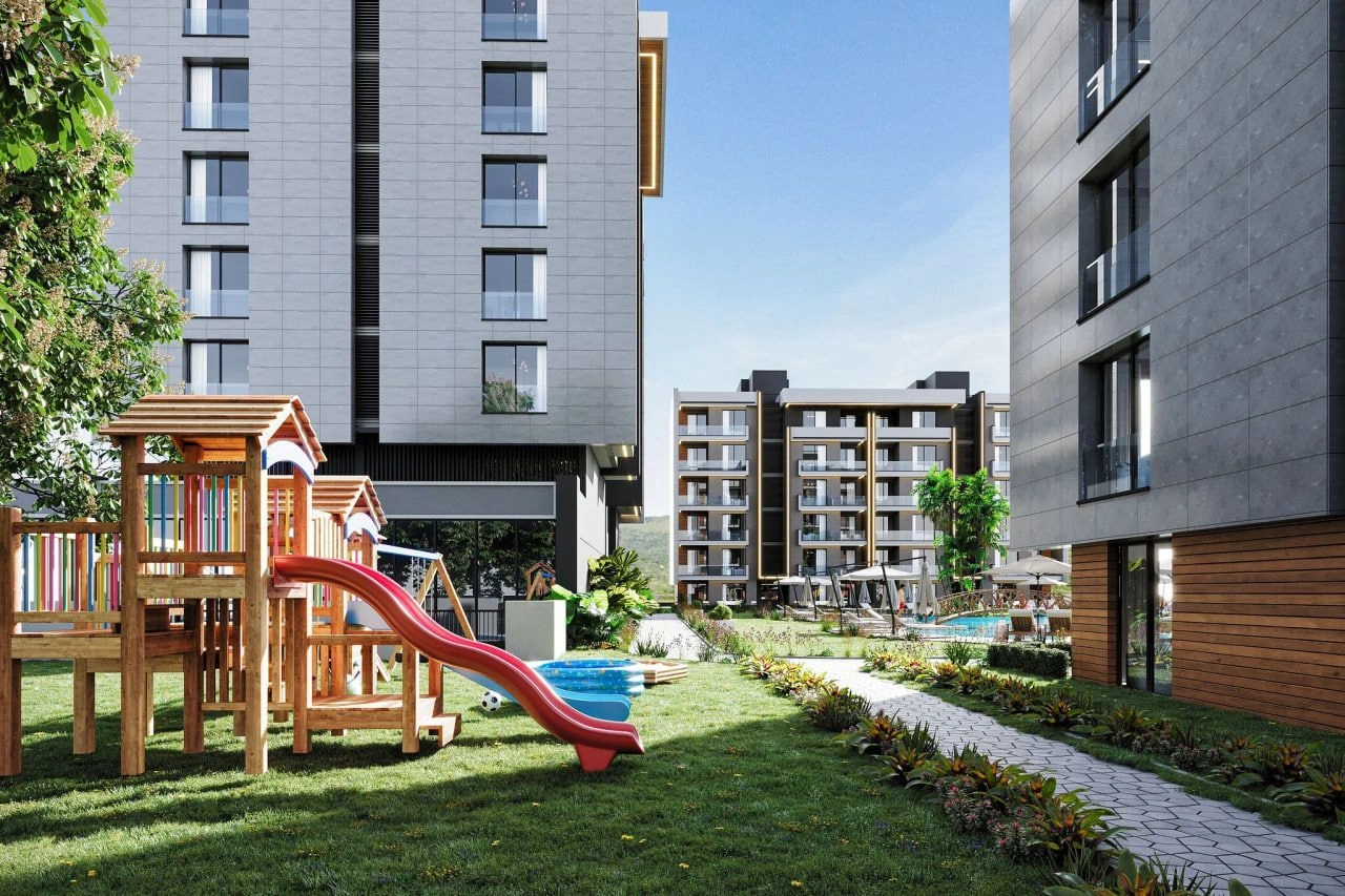 Modern apartment 45 m2 in Kepez area of Antalya