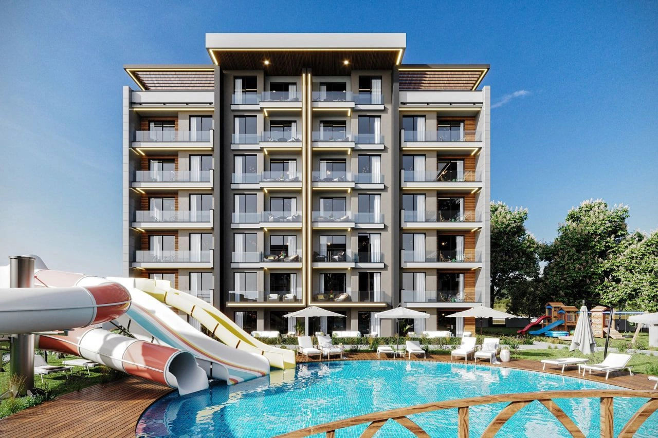 Modern apartment 45 m2 in Kepez area of Antalya