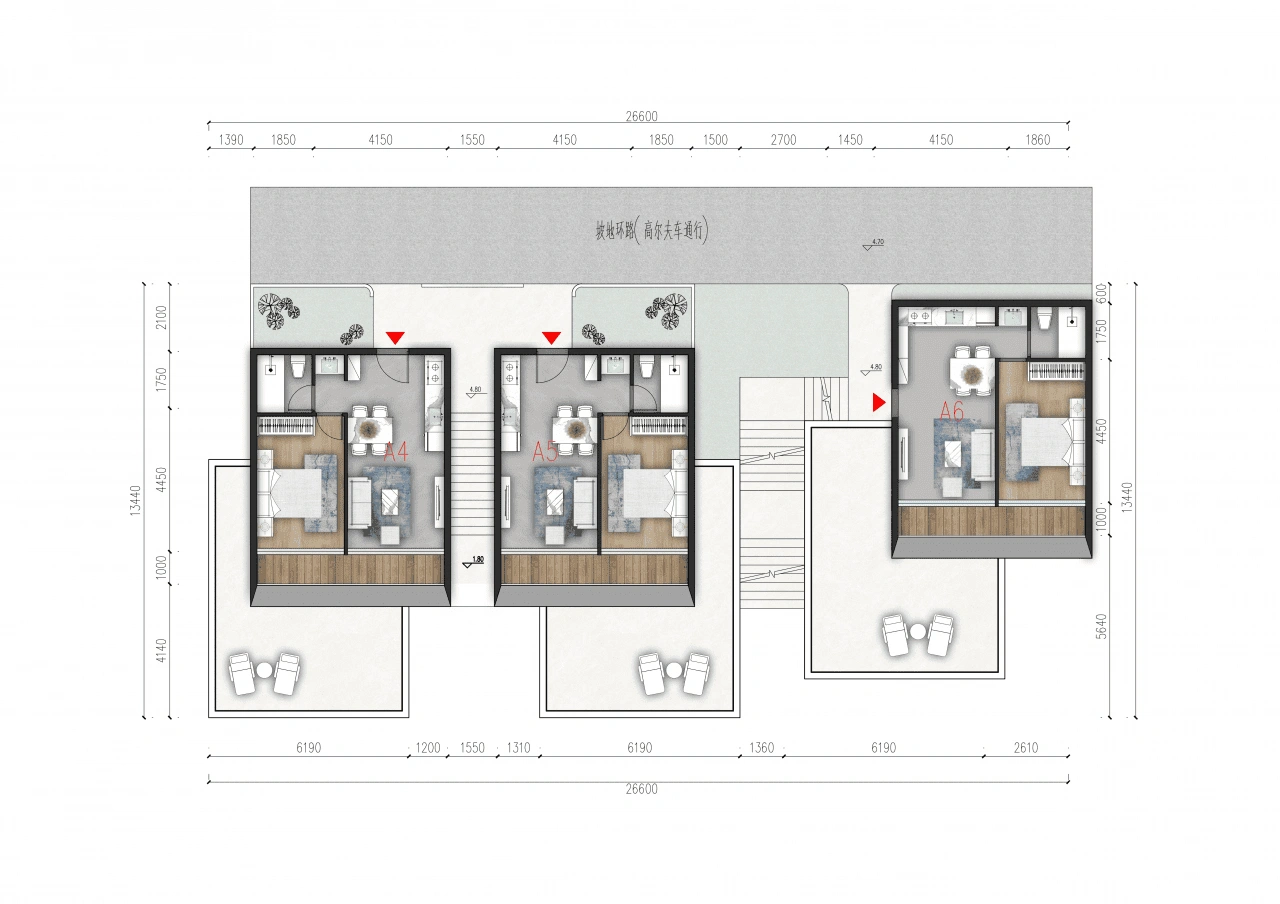 Студийный дом в крупном жилом комплексе на Пхукете