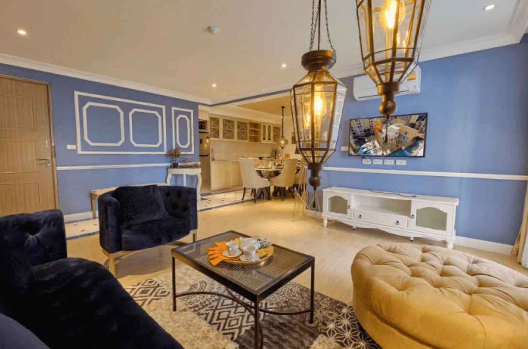 Квартира с двумя спальнями рядом с пляжем в Паттайе, Таиланд