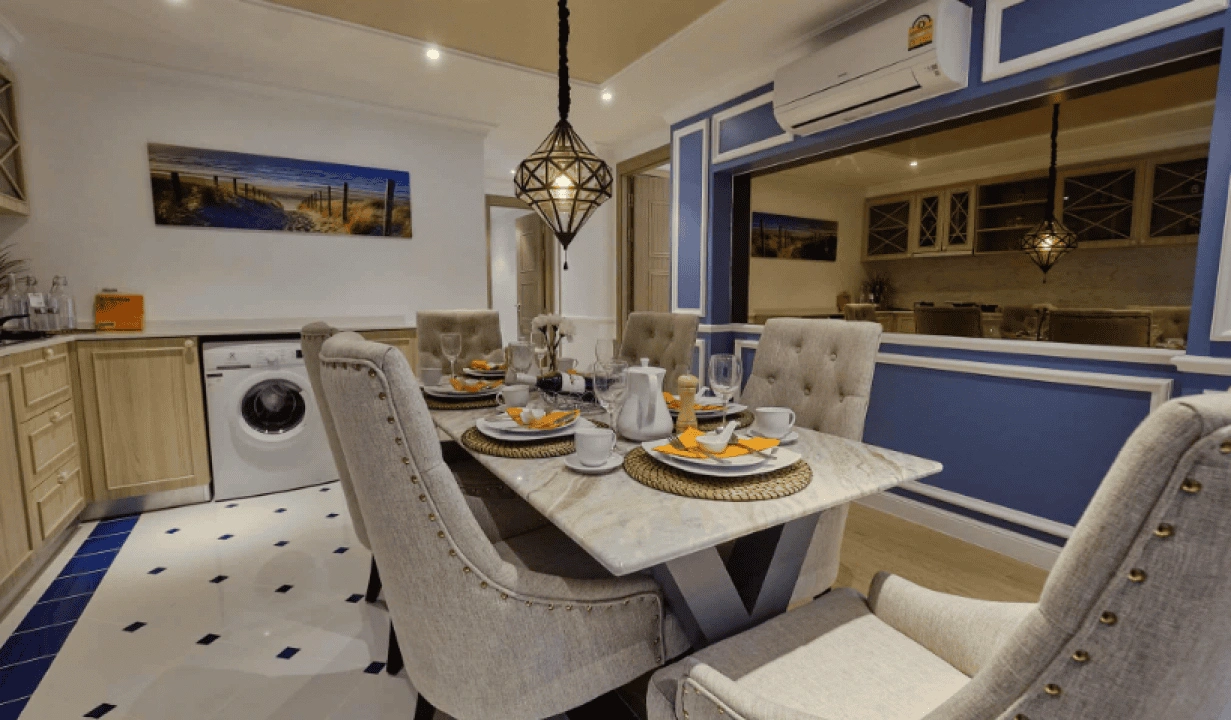 Квартира с двумя спальнями рядом с пляжем в Паттайе, Таиланд