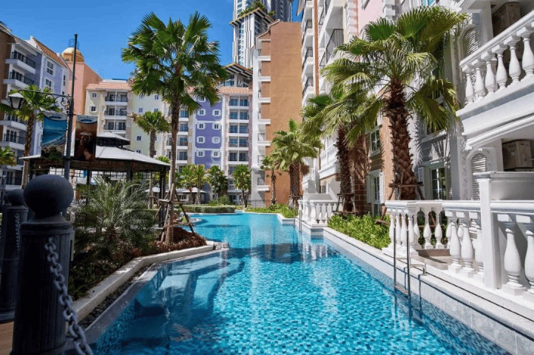 Квартира с двумя спальнями рядом с пляжем в Паттайе, Таиланд