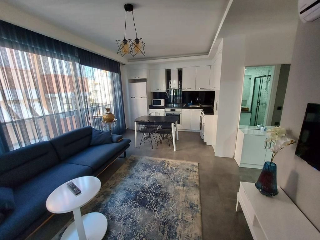 Квартира 38 m2 на пляже Клеопатра, Аланья, Турция