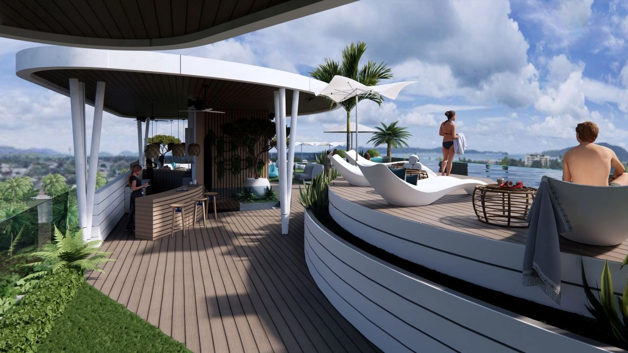 Люксовая квартира на острове Пхукет, Таиланд, 41 м²