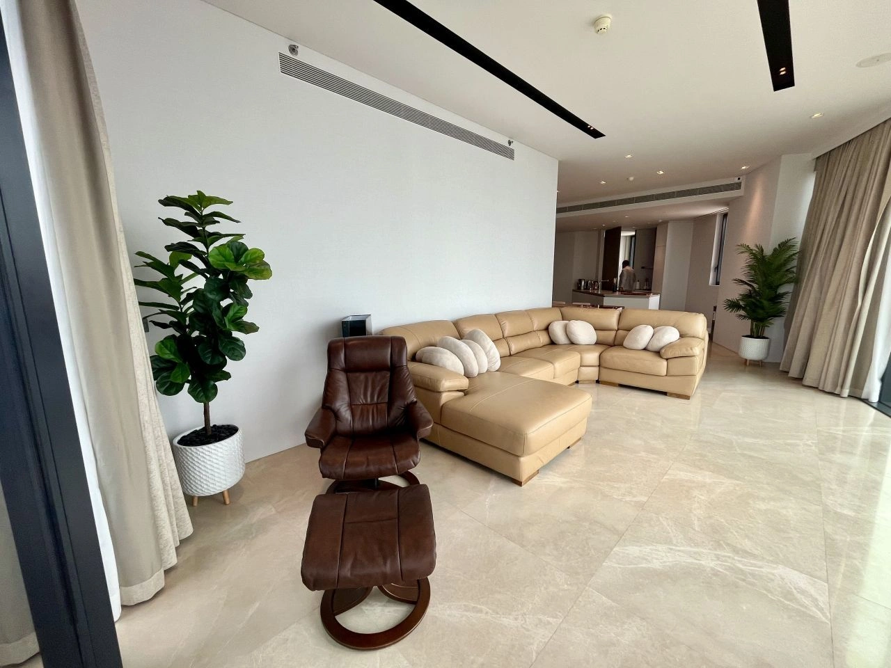 Квартира 2+1 с панорамным видом в Бангкоке, Таиланд