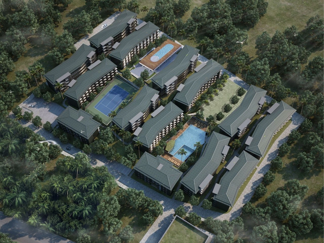 Классные апартаменты на Самуи, Таиланд, 28 м²