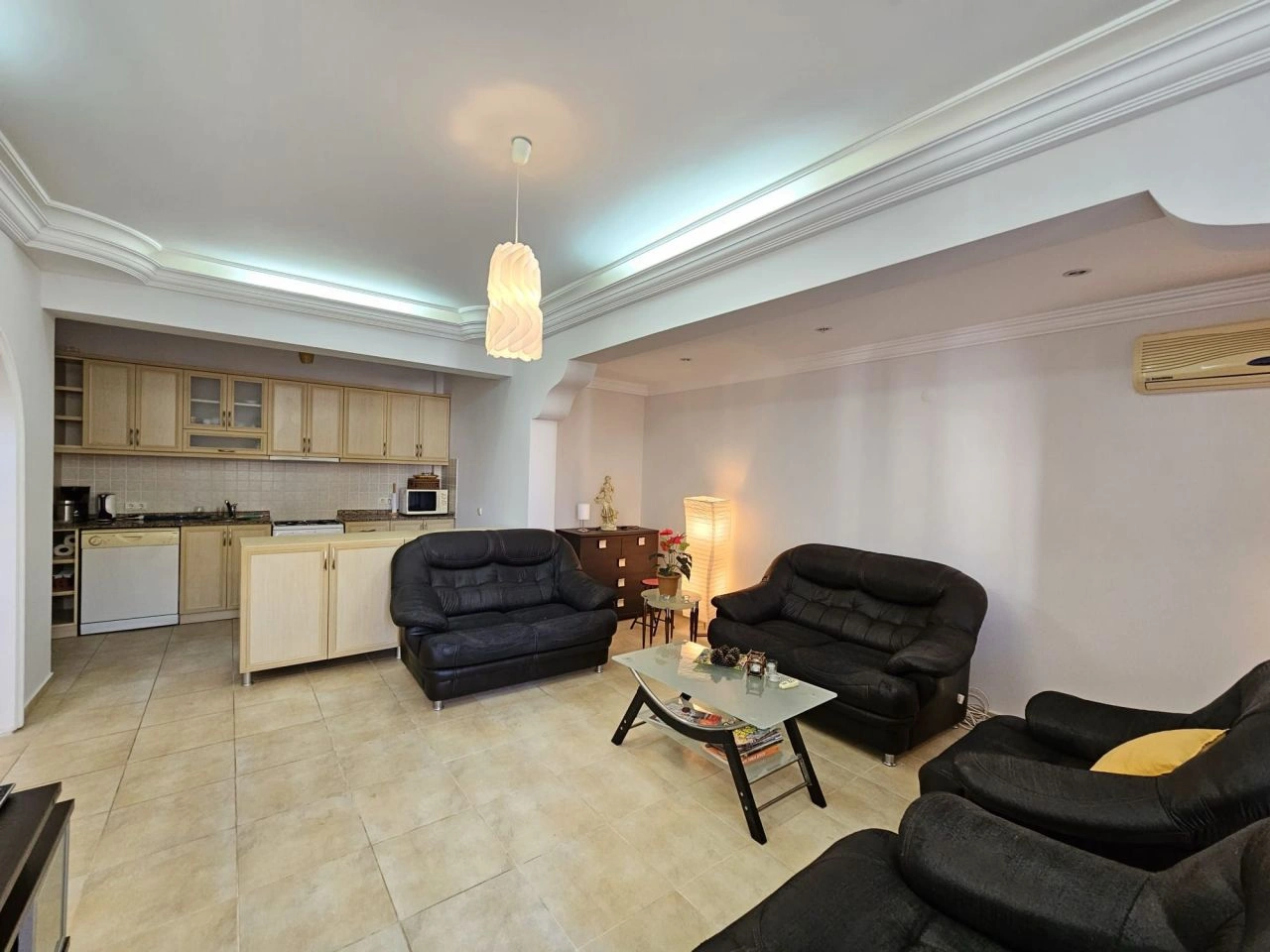 Дуплекс в Аланье 5+1 в районе Махмутлар, 300 м от пляжа