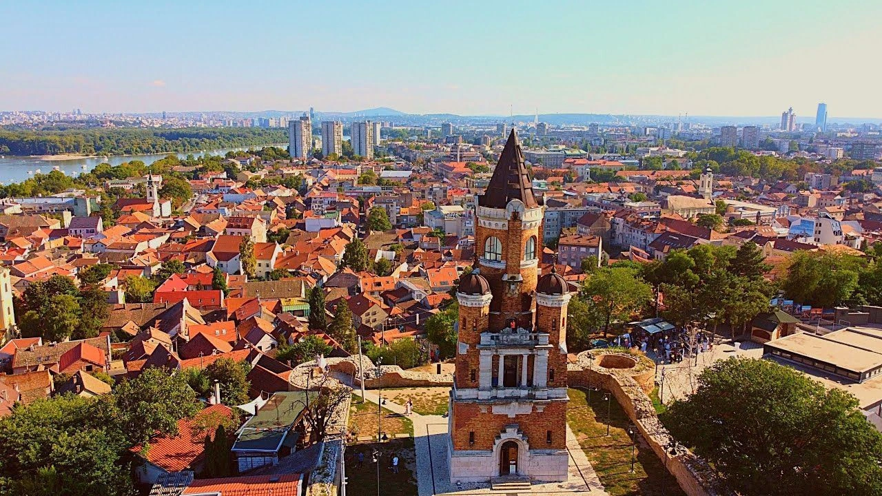 Villa in the modern Zemun district in Belgrade, Serbia