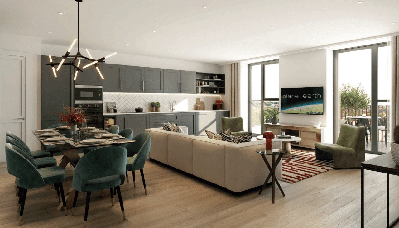 Комфортабельная квартира 51 м2 рядом с Уэмбли Парк в Лондоне