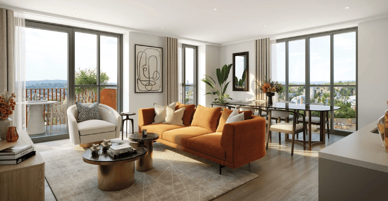 Комфортабельная квартира 51 м2 рядом с Уэмбли Парк в Лондоне