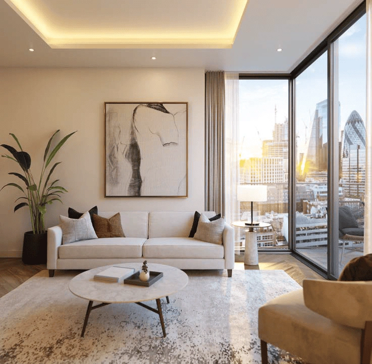 Стильная квартира 41 м2 с террасой на крыше в Лондоне