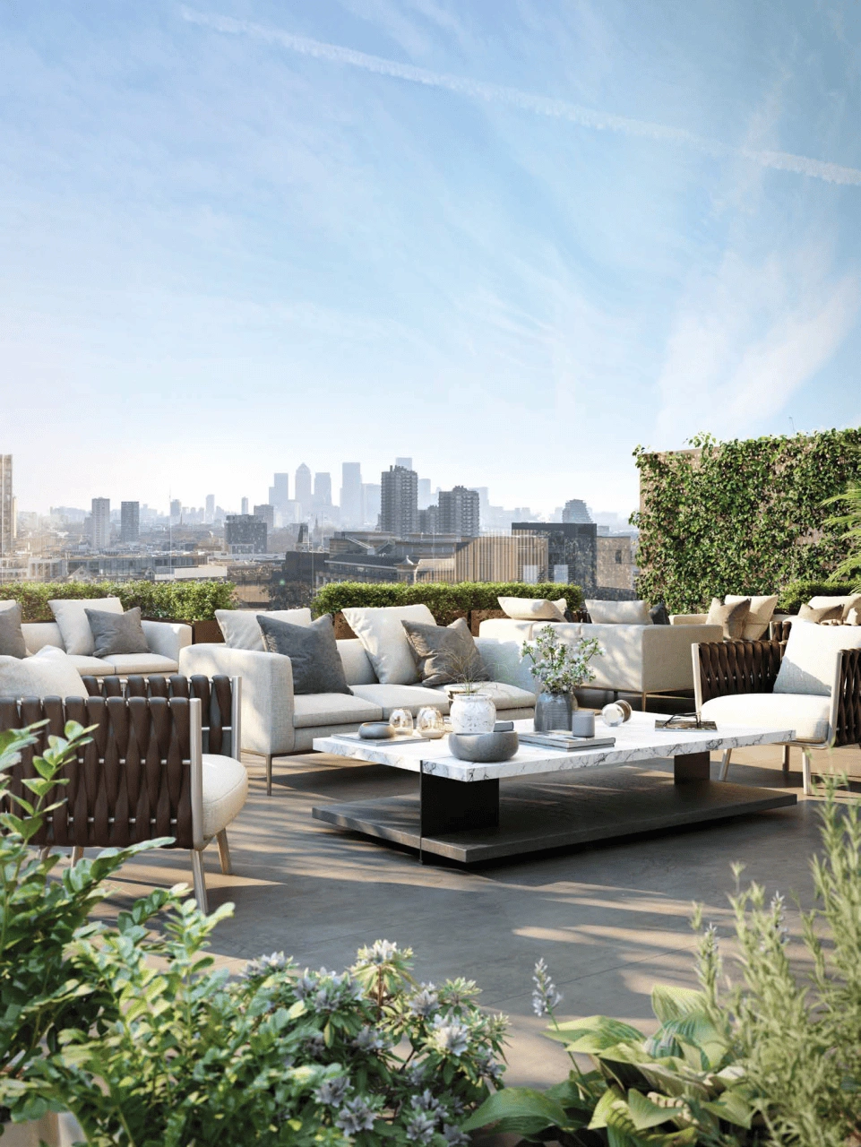 Стильная квартира 41 м2 с террасой на крыше в Лондоне