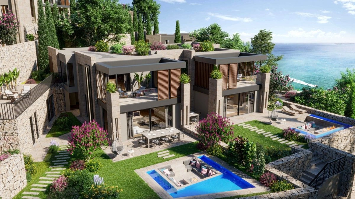 Вилла у пляжа площадью 288 м2 в Бодруме