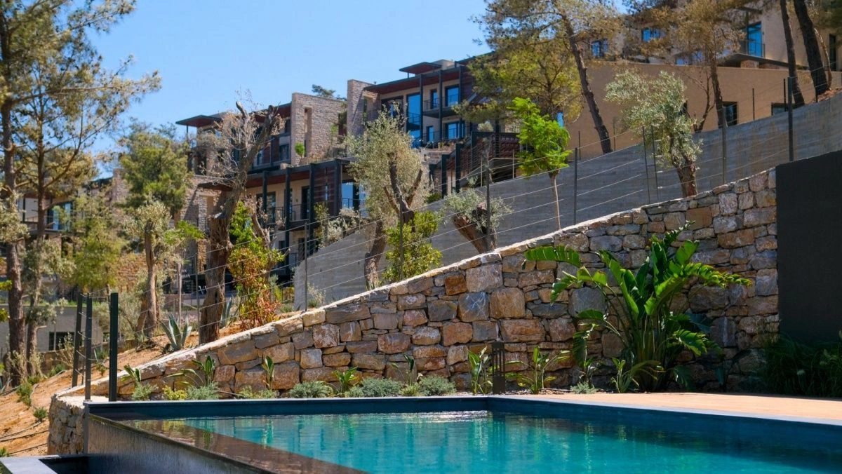 Вилла площадью 194 м2 с собственным пляжем в Бодруме