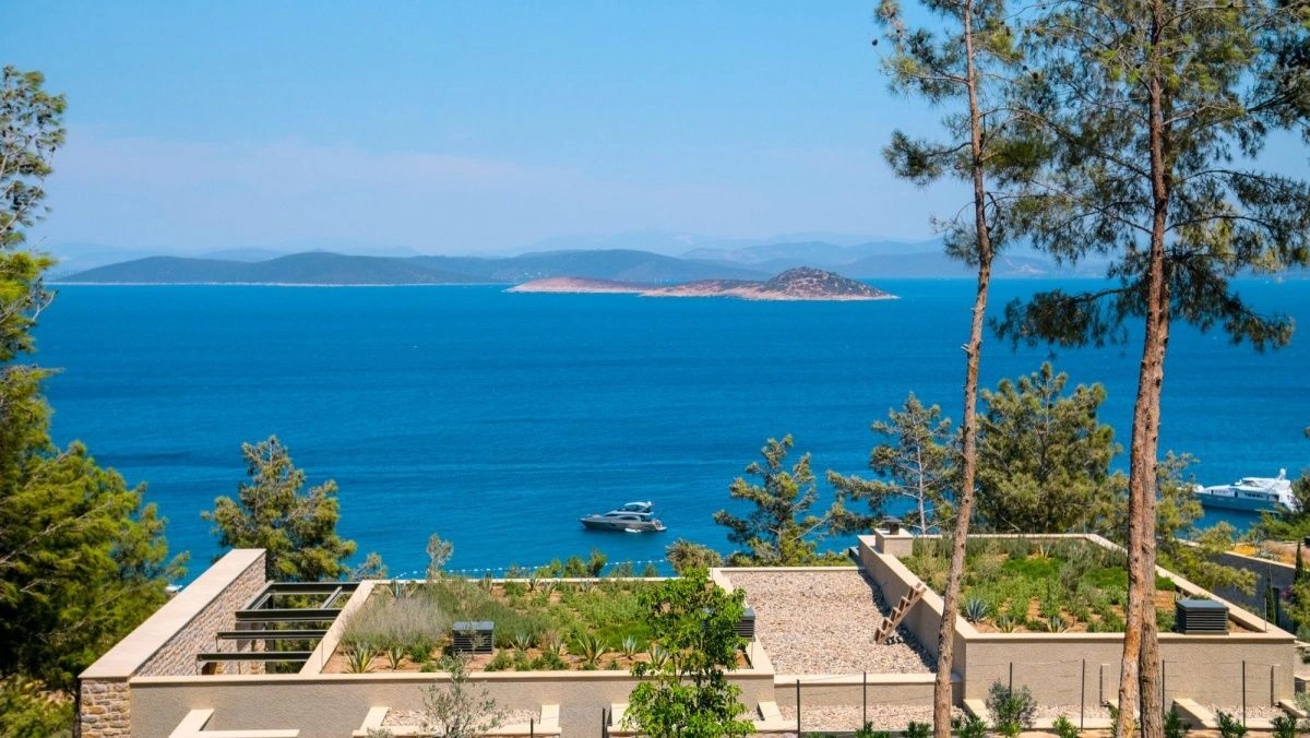 Вилла площадью 194 м2 с собственным пляжем в Бодруме