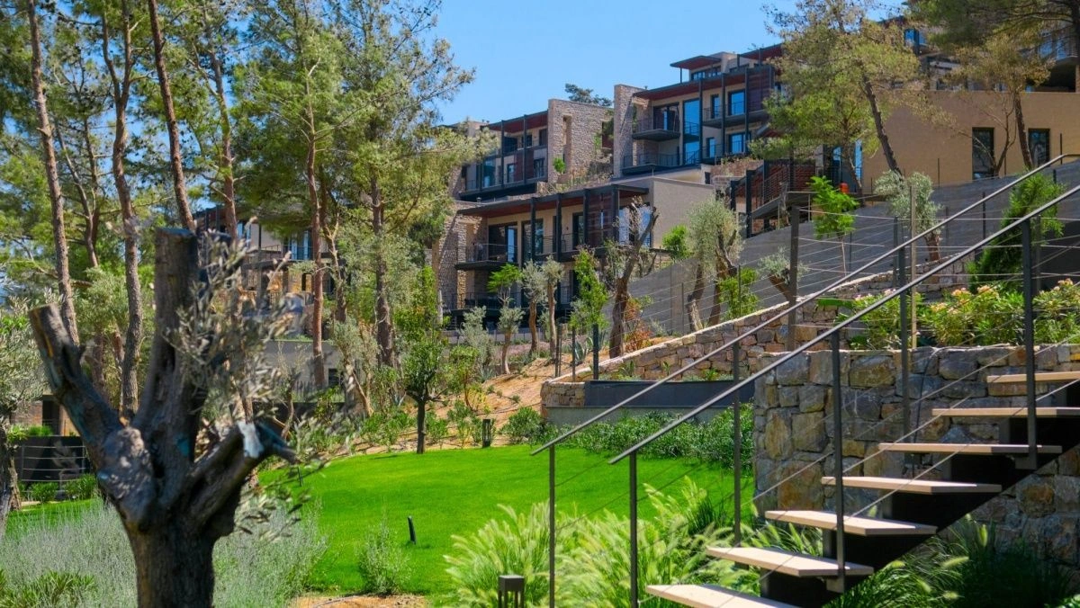 Вилла площадью 194 м2 с собственным пляжем в Бодруме