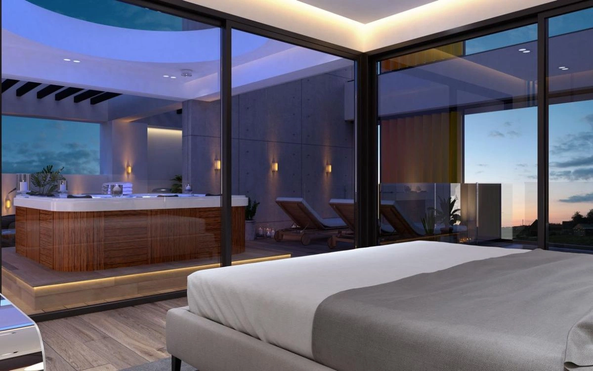 Роскошные квартиры 2+1 с видом на море в Лимасоле