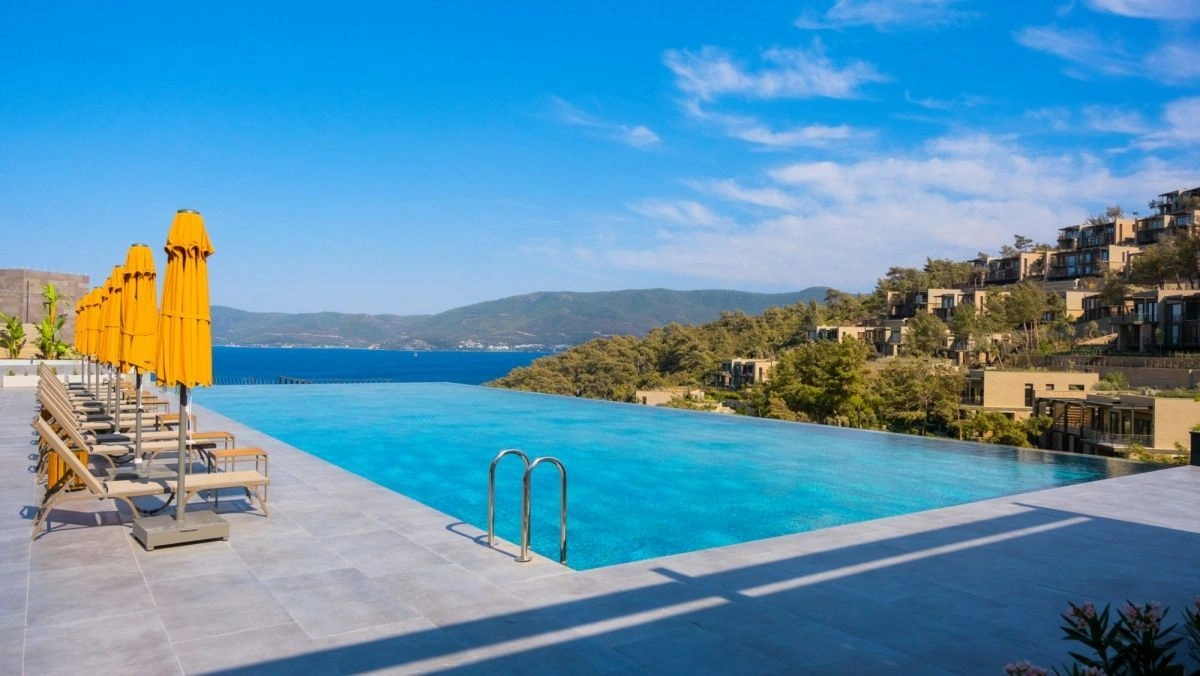 Вилла площадью 194 м2 с собственным пляжем в Бодруме